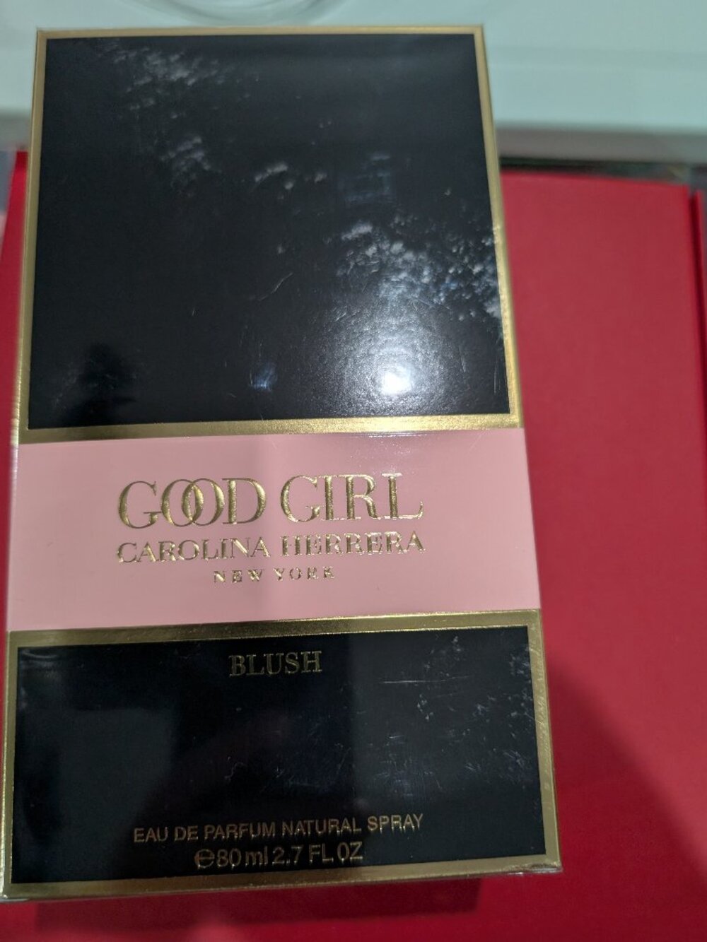 Carolina Herrera good girl blush large size new in box